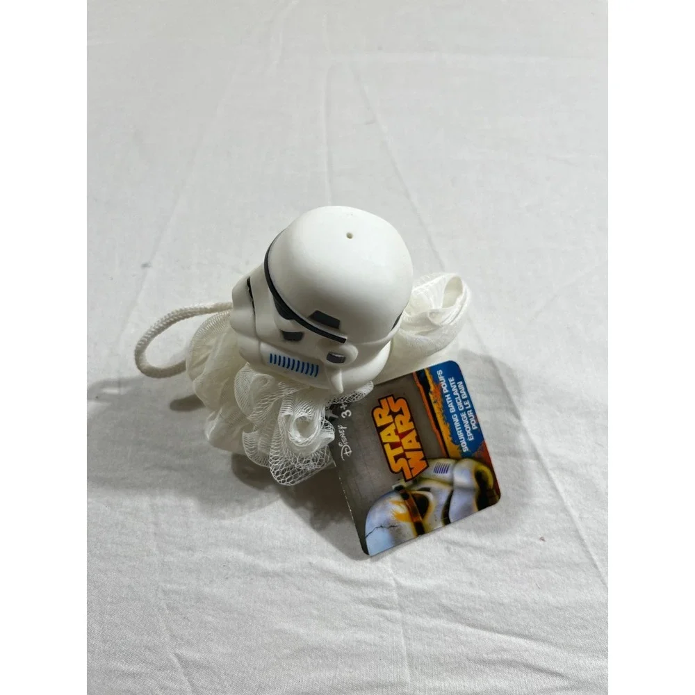 Star Wars Stormtrooper Squirting Bath Pouf Mesh Loofah Disney FunCare NWT